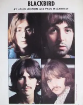 "Blackbird" The Beatles Piano CHORDS